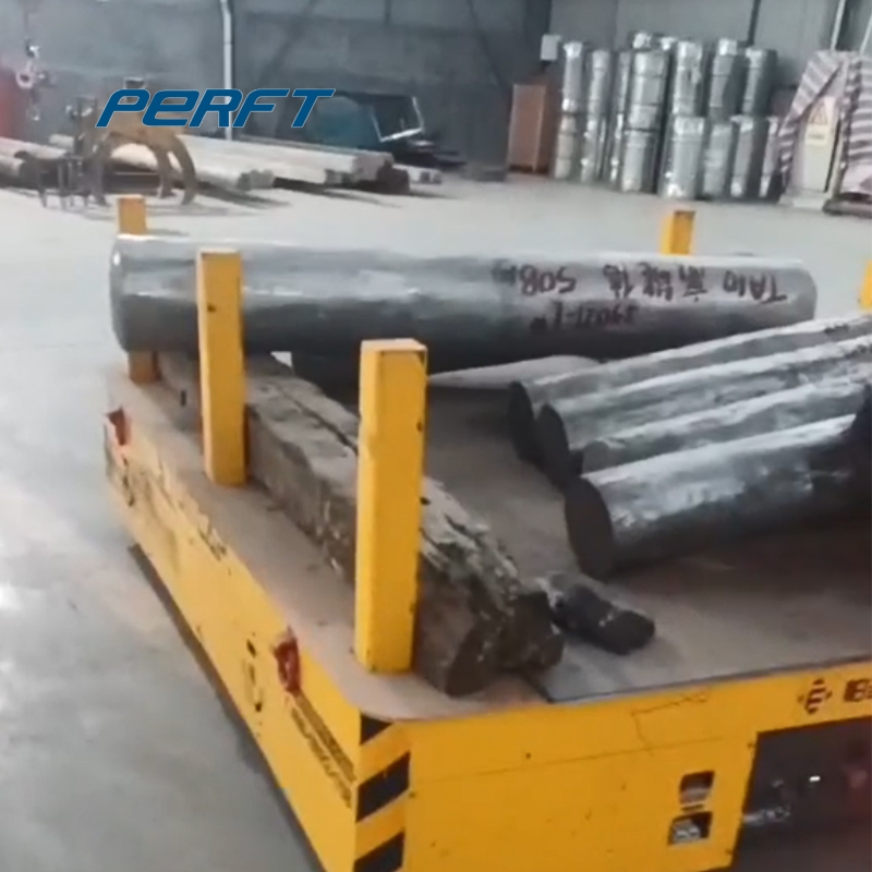 Titanium Material Trackless Transfer Cart Delivered
