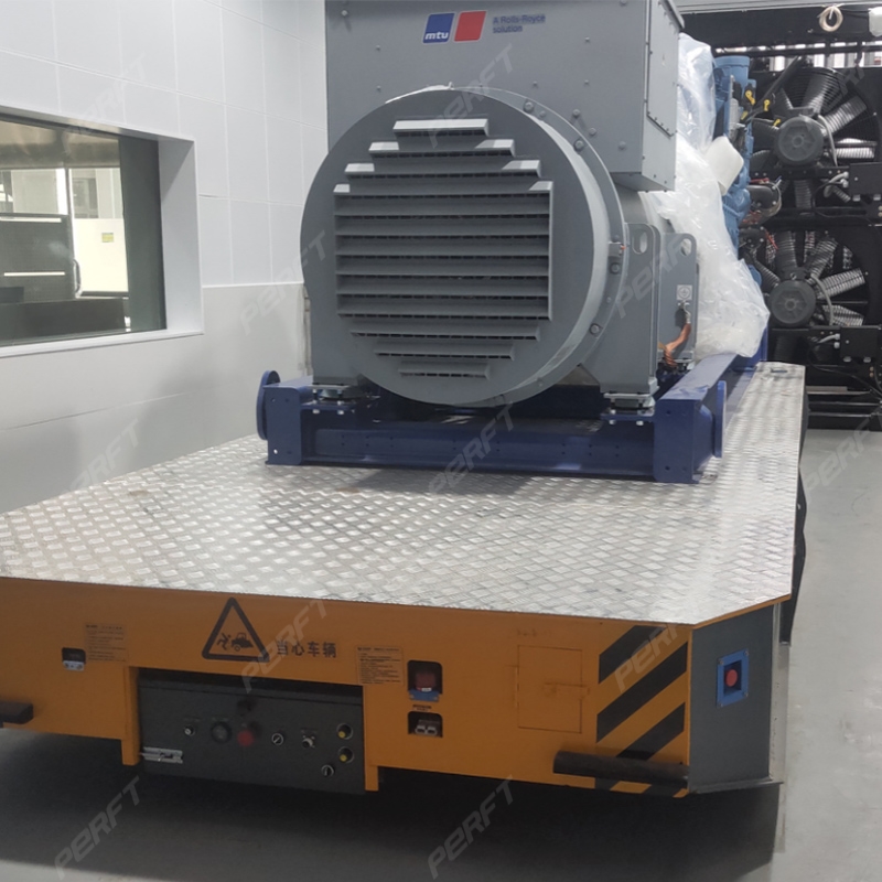 Generator Equipment Trackless Transfer Cart Delivered