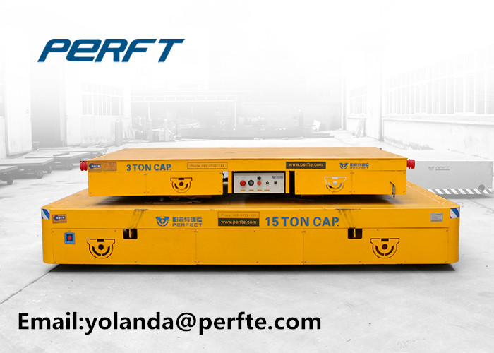 Electric Flatbed Transfer Trolleys Vehicle Wagon