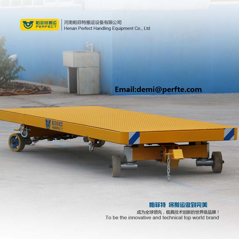 The 1-300 ton flatbed steel frame transfer trailer