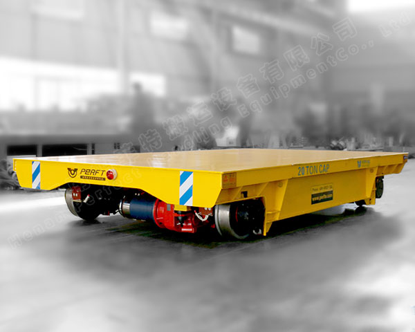 What are the precautions for using low-voltage rail powered transfer cart